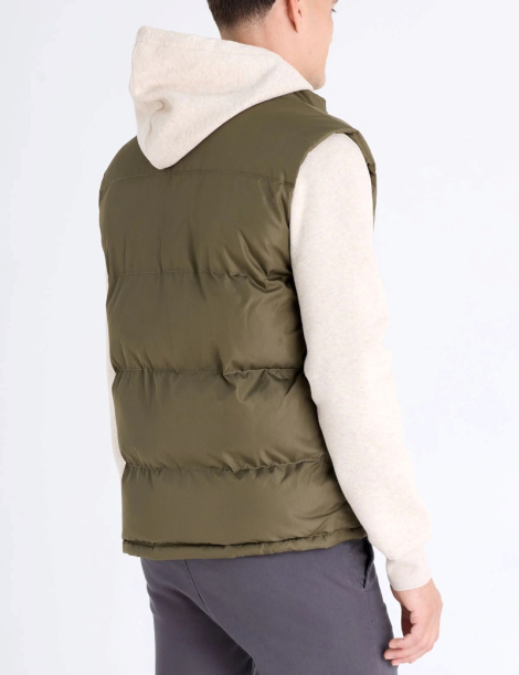 Мужская дутая жилетка U.S. Polo Assn на молнии 1159851726 (Зеленый M)