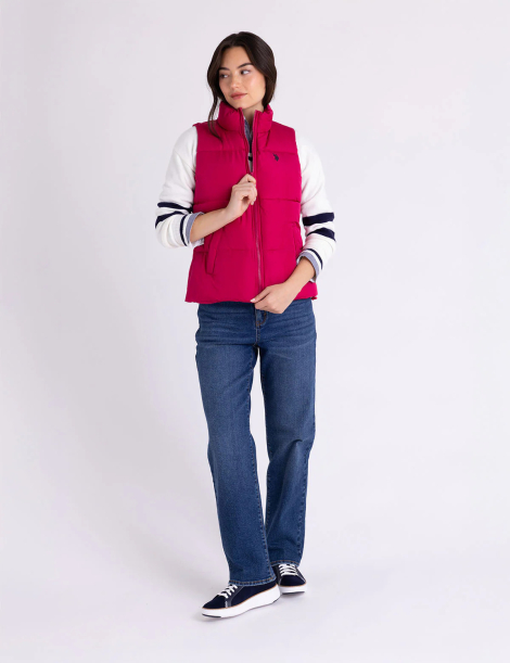 Женская жилетка U.S. Polo Assn 1159851770 (Розовый XL)