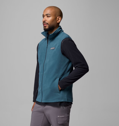 Мужской флисовый жилет Columbia безрукавка 1159851993 (Бирюзовый XL)