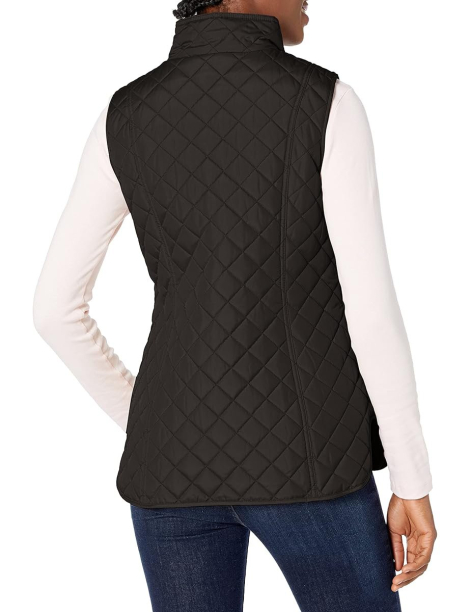 Стеганая женская жилетка Tommy Hilfiger безрукавка с карманами 1159852832 (Черный XS)