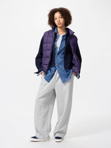 Жилет PUFFERTECH Uniqlo на блискавці 1159852980 (Фіолетовий M)