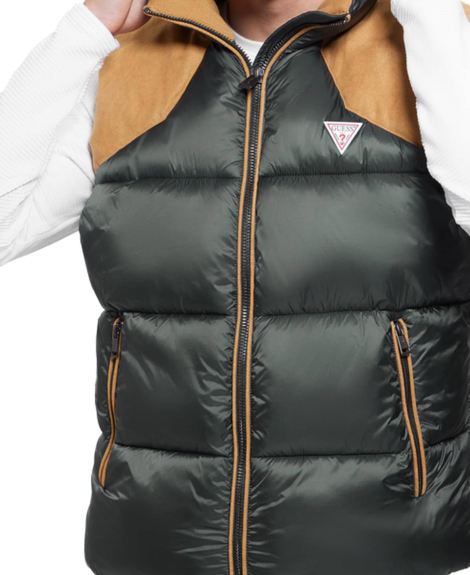 Мужской жилет GUESS безрукавка 1159854046 (Зеленый S)