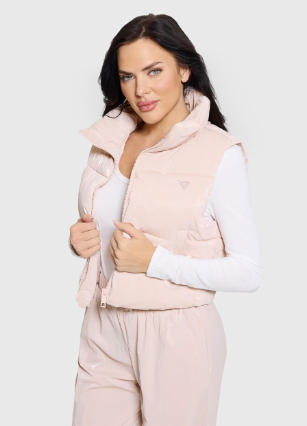 Женская стеганая жилетка GUESS 1159854276 (Розовый M)