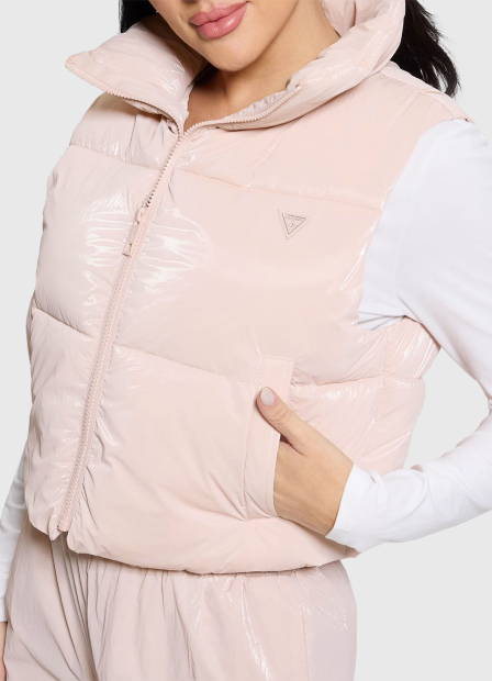 Женская стеганая жилетка GUESS 1159854276 (Розовый M)