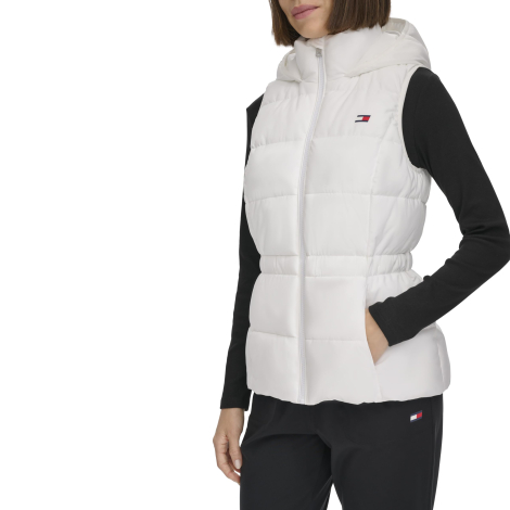 Жіночий жилет Tommy Hilfiger з капюшоном 1159855084 (Білий XL)