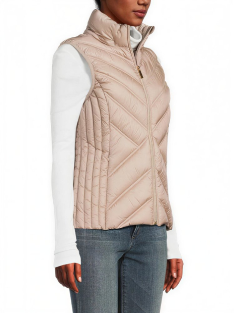 Женская жилетка Michael Kors с капюшоном 1159856557 (Бежевый M)