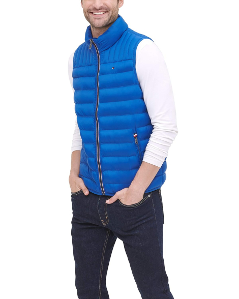 Теплая мужская жилетка Tommy Hilfiger безрукавка 1159856577 (Синий XXL)