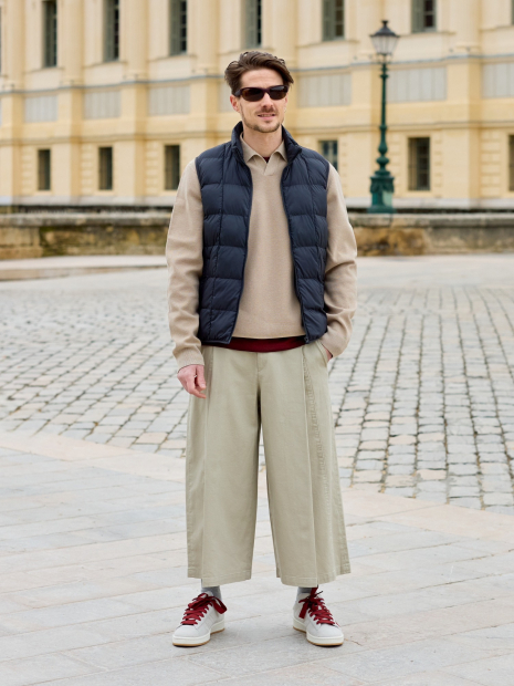 Жилет PUFFERTECH Uniqlo на молнии 1159858658 (Синий XXL)