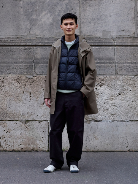 Жилет PUFFERTECH Uniqlo на молнии 1159858658 (Синий XXL)