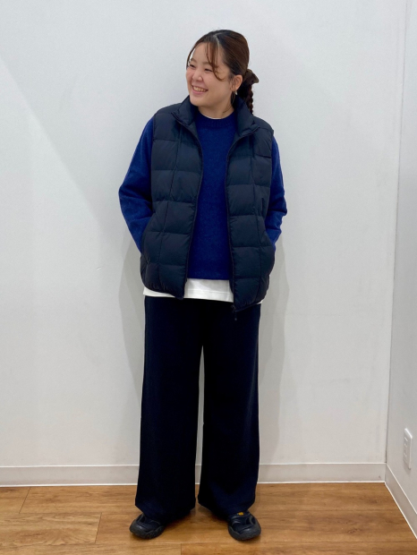 Жилет PUFFERTECH Uniqlo на молнии 1159858658 (Синий XXL)