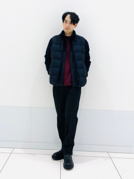 Жилет PUFFERTECH Uniqlo на молнии 1159858658 (Синий XXL)