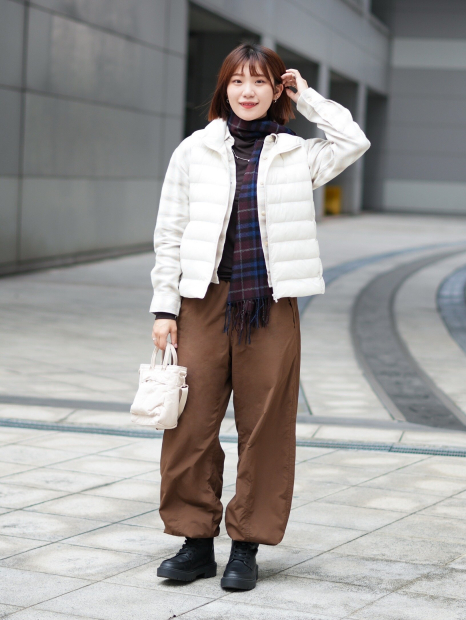 Теплий жилет PUFFTECH Uniqlo 1159859040 (Молочний XXL)