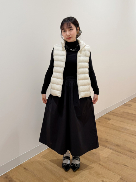 Теплий жилет PUFFTECH Uniqlo 1159859040 (Молочний XXL)