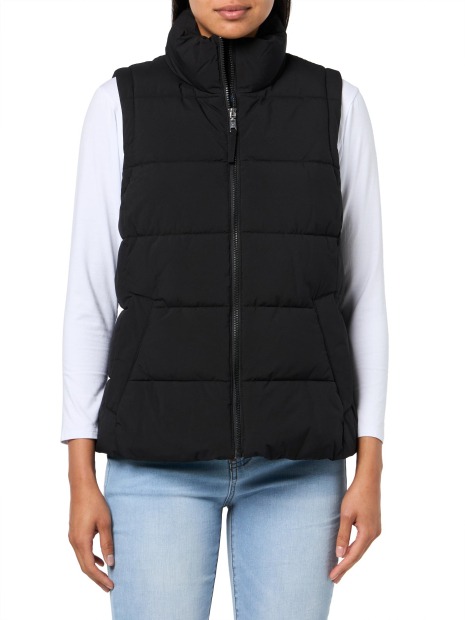 Стигана жіноча жилетка Tommy Hilfiger безрукавка з кишенями 1159861567 (Чорний M)