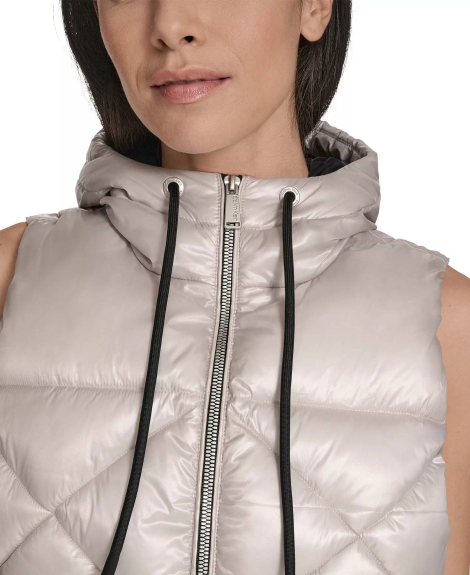 Женская жилетка Calvin Klein с капюшоном 1159861656 (Серый XXL)