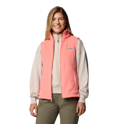 Женская флисовая жилетка Columbia теплый жилет 1159862053 (Розовый XXL)