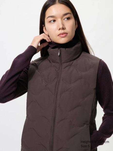 Жилетка PUFFTECH Uniqlo 1159862522 (Коричневый S)