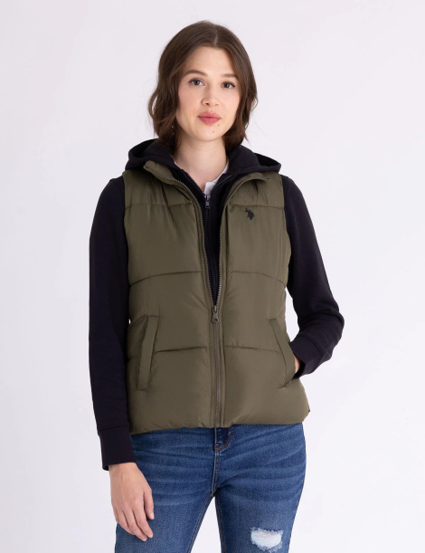 Женская жилетка U.S. Polo Assn 1159864061 (Зеленый S)