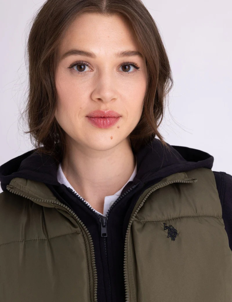 Женская жилетка U.S. Polo Assn 1159864059 (Зеленый XXL)