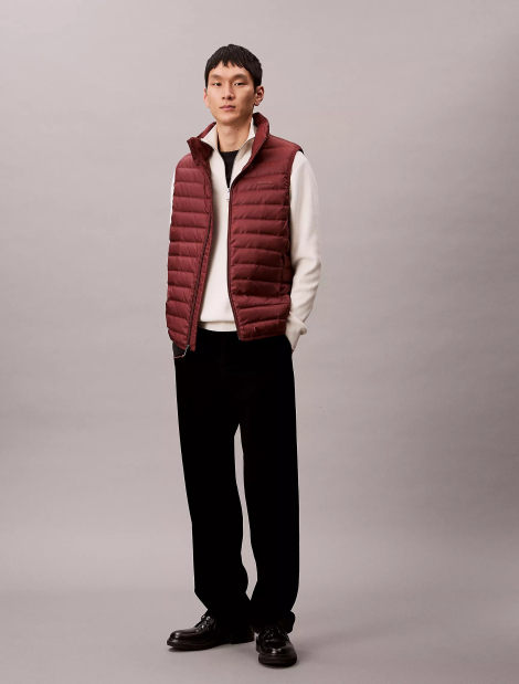 Мужская жилетка Calvin Klein 1159865325 (Бордовый M)