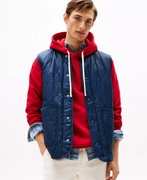 Чоловічий жилет Tommy Hilfiger безрукавка 1159992413 (Синій S)