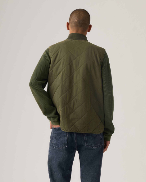 Мужская жилетка Levi's безрукавка 1161067220 (Зеленый M)