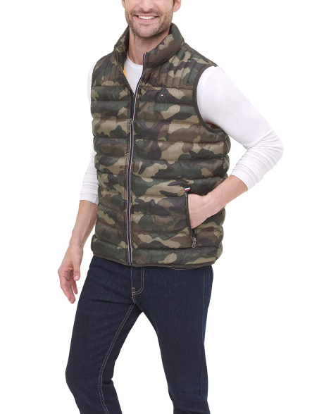 Теплая мужская жилетка Tommy Hilfiger безрукавка 1161297234 (Зеленый XXL)