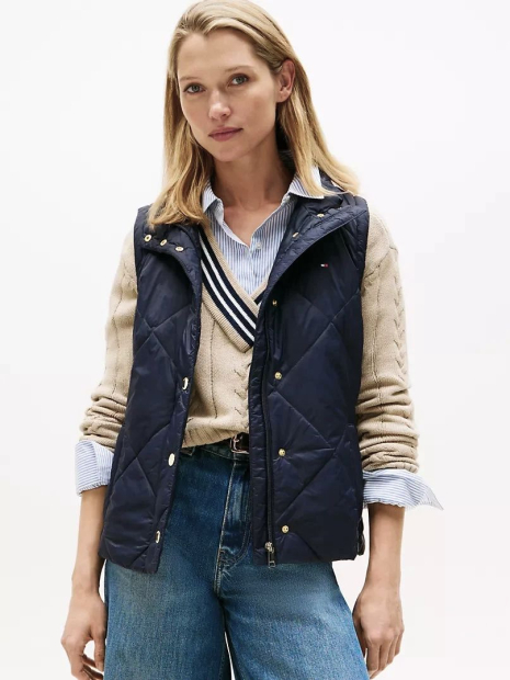 Жіноча жилетка Tommy Hilfiger безрукавка 1162722344 (Синій S)