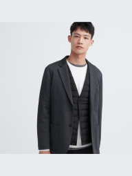 Стильный жилет Uniqlo 1159843397 (Черный XL)