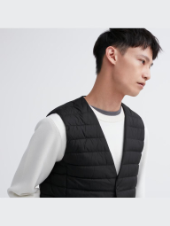 Стильный жилет Uniqlo 1159843397 (Черный XL)