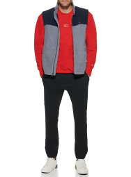 Жилетка чоловіча Tommy Hilfiger 1159841558 (Синій/Сірий 4XL)