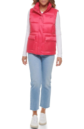 Теплая женская жилетка Levi's безрукавка 1159844421 (Розовый S)