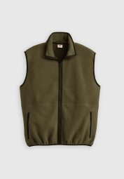 Мужская флисовая жилетка Levi's безрукавка 1159848555 (Оливковый M)