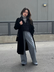 Стильный жилет Uniqlo на пуху 1159849517 (Черный M)