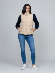 Женский жилет Tommy Hilfiger безрукавка 1159851455 (Бежевый L)