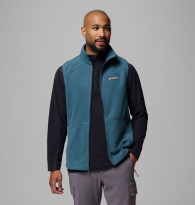 Мужской флисовый жилет Columbia безрукавка 1159851993 (Бирюзовый XL)