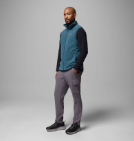 Мужской флисовый жилет Columbia безрукавка 1159851993 (Бирюзовый XL)