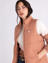 Женская жилетка U.S. Polo Assn 1159852538 (Коричневый M)