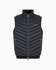Мужская стеганая жилетка Armani Exchange безрукавка 1159854143 (Черный L)