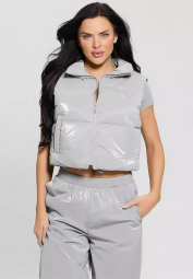 Женская стеганая жилетка GUESS 1159854504 (Серый XL)