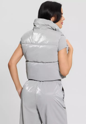 Женская стеганая жилетка GUESS 1159854504 (Серый XL)