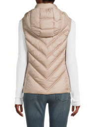 Женская жилетка Michael Kors с капюшоном 1159856557 (Бежевый M)