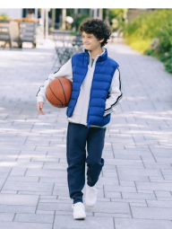 Детская теплая жилетка UNIQLO 1159856686 (Синий 13) на рост 155-165 см