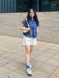 Детская теплая жилетка UNIQLO 1159856686 (Синий 13) на рост 155-165 см