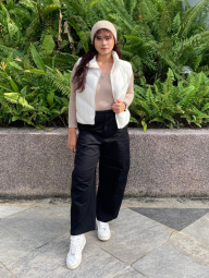 Теплий жилет Uniqlo 1159856695 (Молочний XXL)