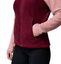 Жіноча флісова жилетка Columbia теплий жилет 1159856848 (Бордовий XS)