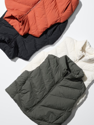 Теплий жилет Uniqlo 1159856930 (Помаранчевий XXL)