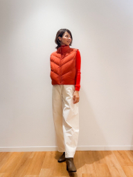 Теплий жилет Uniqlo 1159856930 (Помаранчевий XXL)