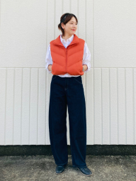 Теплий жилет Uniqlo 1159856930 (Помаранчевий XXL)