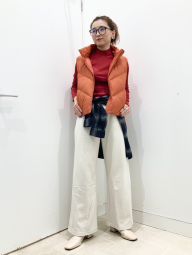 Теплий жилет Uniqlo 1159856930 (Помаранчевий XXL)